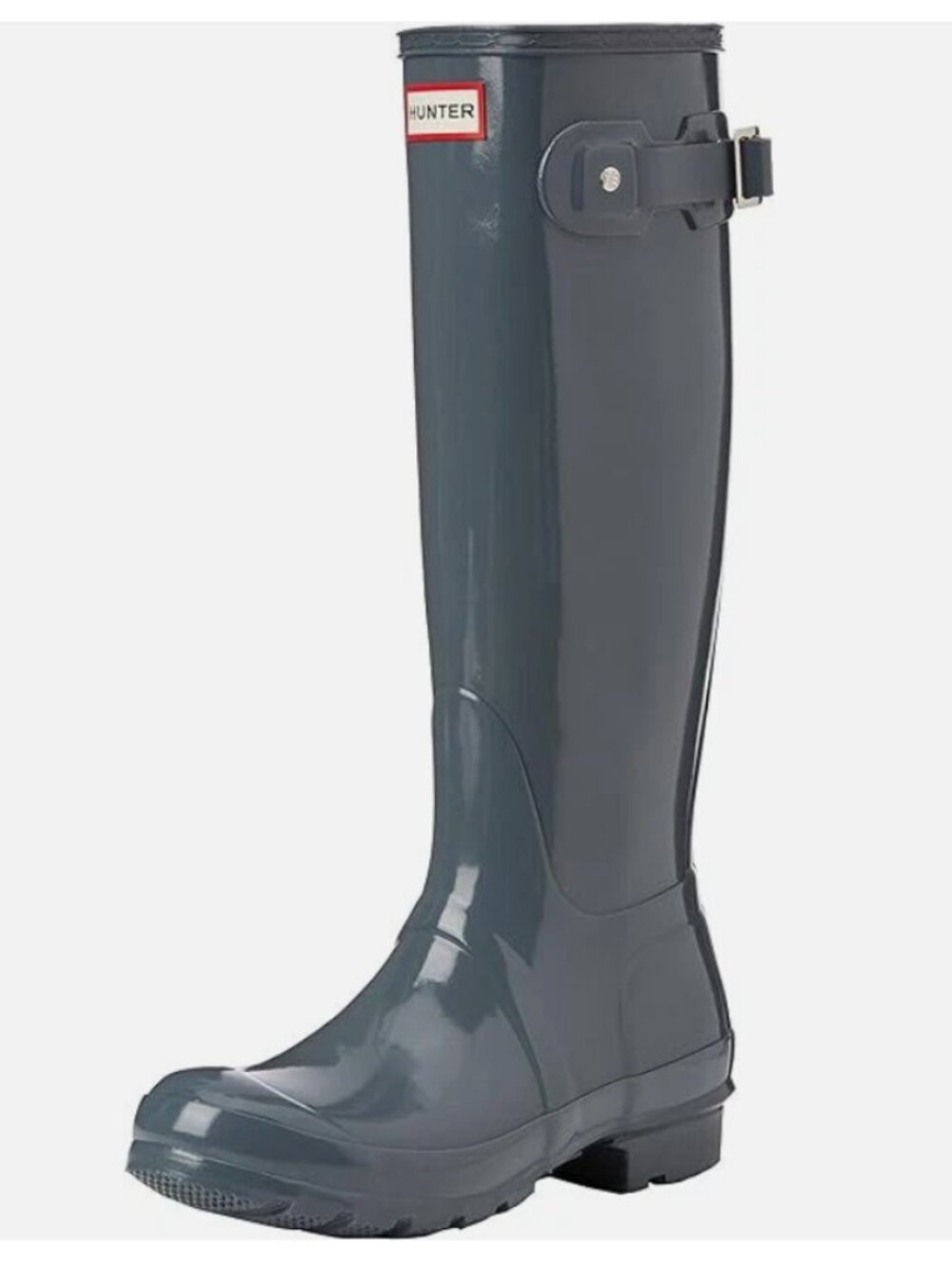 NEW Hunter Women's Original Tall Gloss Rain Boots Size 5 Feather
